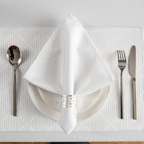 100% Polyester Jacquard Table Table Napkins